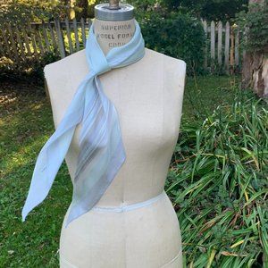 Liz Claiborne 100% Silk Scarf in Blue Tones